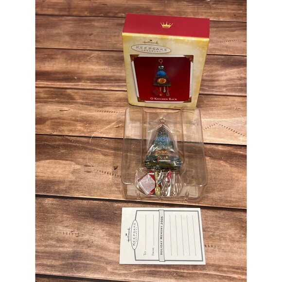 2005 HALLMARK ORNAMENT QXG4282 O KITCHEN RACK CHRISTMAS TREE EDITH KEGRIZE - Picture 4 of 8